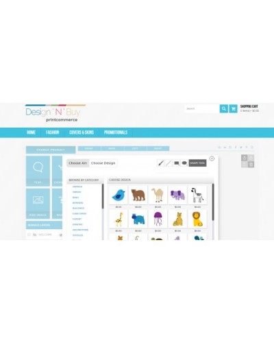 DesignNBuy: PrintCommerce Web-to-Print Product Design Extension